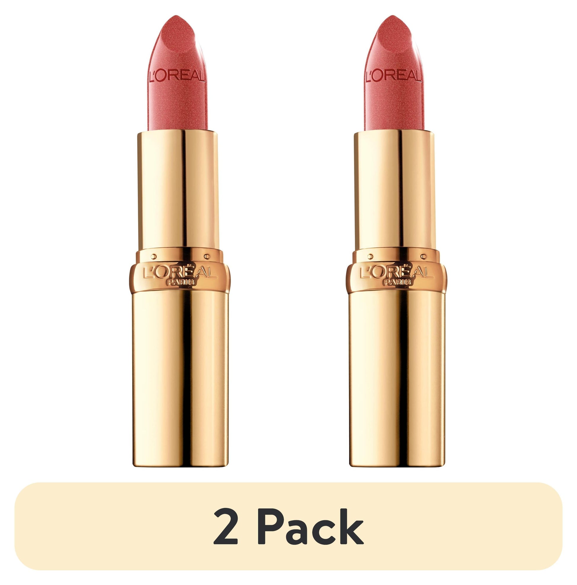 L'ORÉAL PARIS Colour Riche Original Satin Lipstick for Moisturized Lips, 444 Tropical Coral, 0.13 oz.