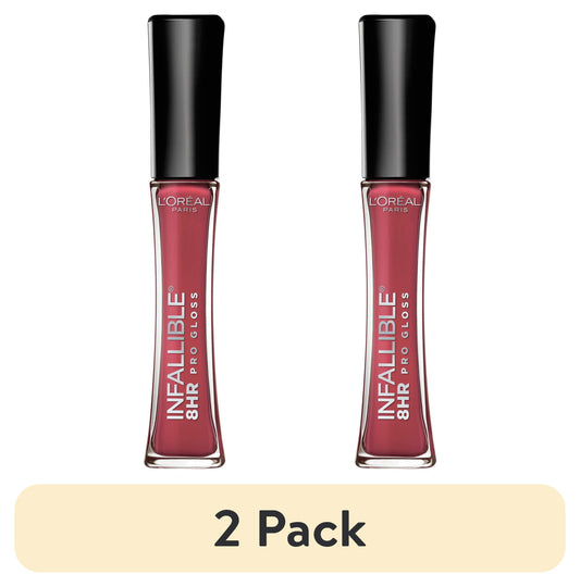 L'ORÉAL PARIS Infallible 8 Hour Pro Lip Gloss, Hydrating Finish, 125 Bloom, 0.21 fl. oz.
