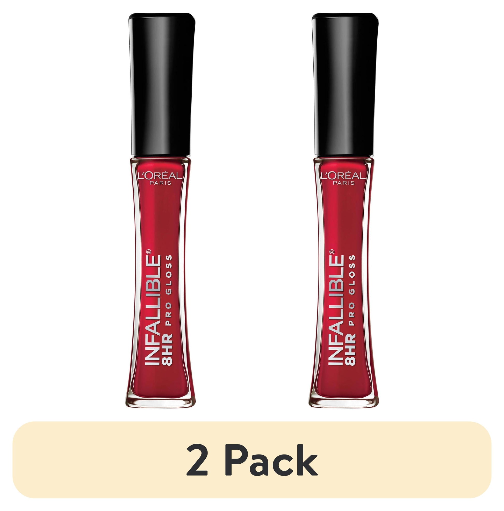 L'ORÉAL PARIS Infallible 8 Hour Pro Lip Gloss, Hydrating Finish, 320 Red Fatale, 0.21 fl. oz.