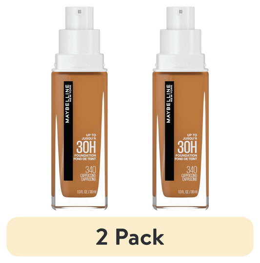 Maybelline Super Stay Full Coverage Liquid Foundation, 340 Cappuccino, 1 fl oz