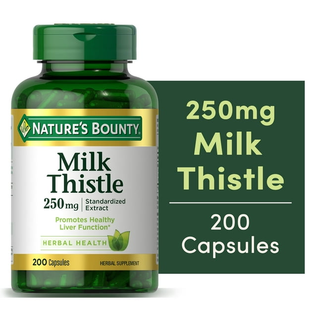 MILK THISTLE 250MG CAPS 200CT NAT BOUNTY