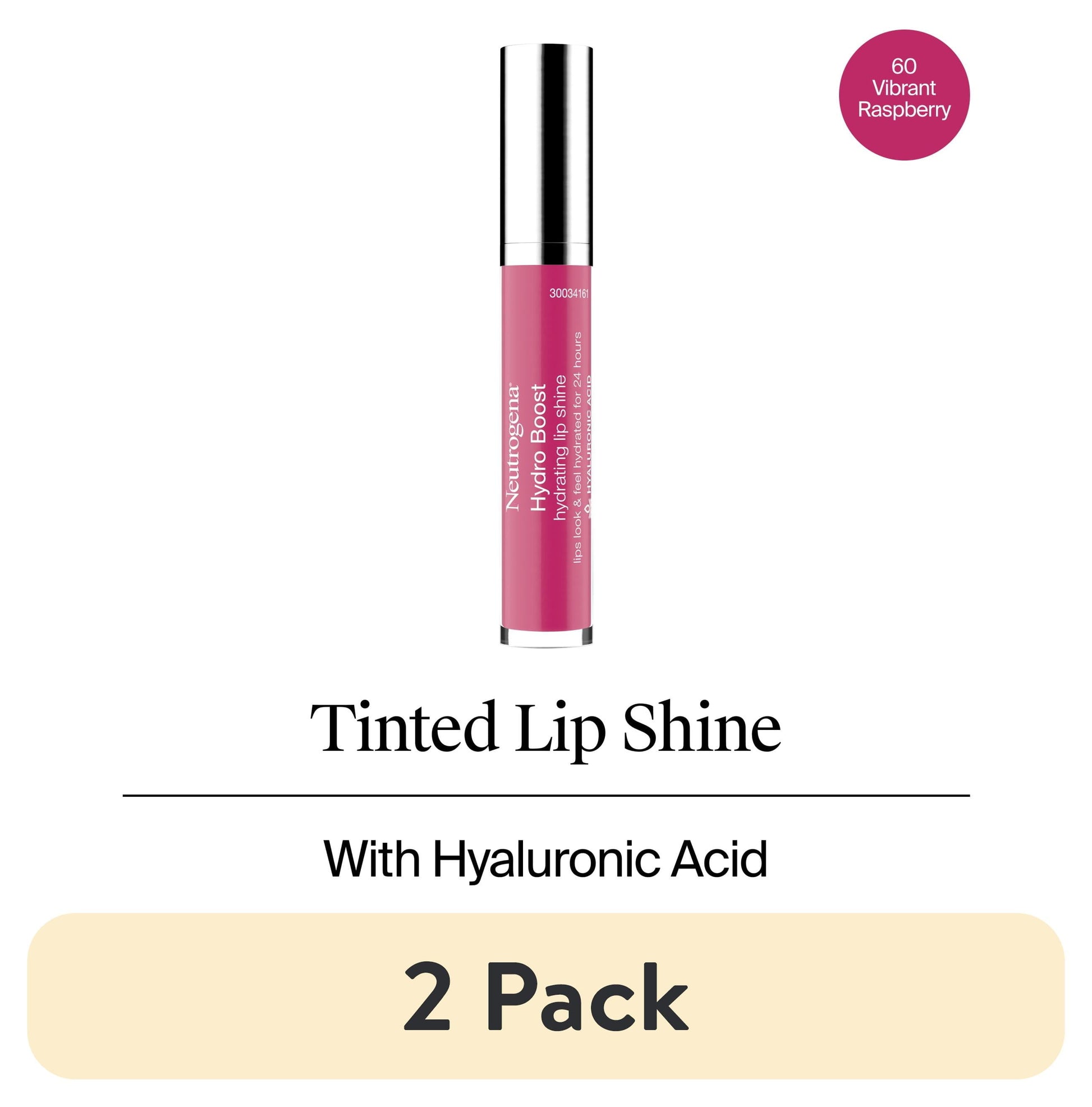 Neutrogena Hydro Boost Moisturizing Lip Gloss, Almond Nude, 0.1 oz