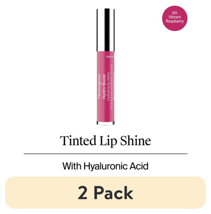 Neutrogena Hydro Boost Moisturizing Lip Gloss, Almond Nude, 0.1 oz