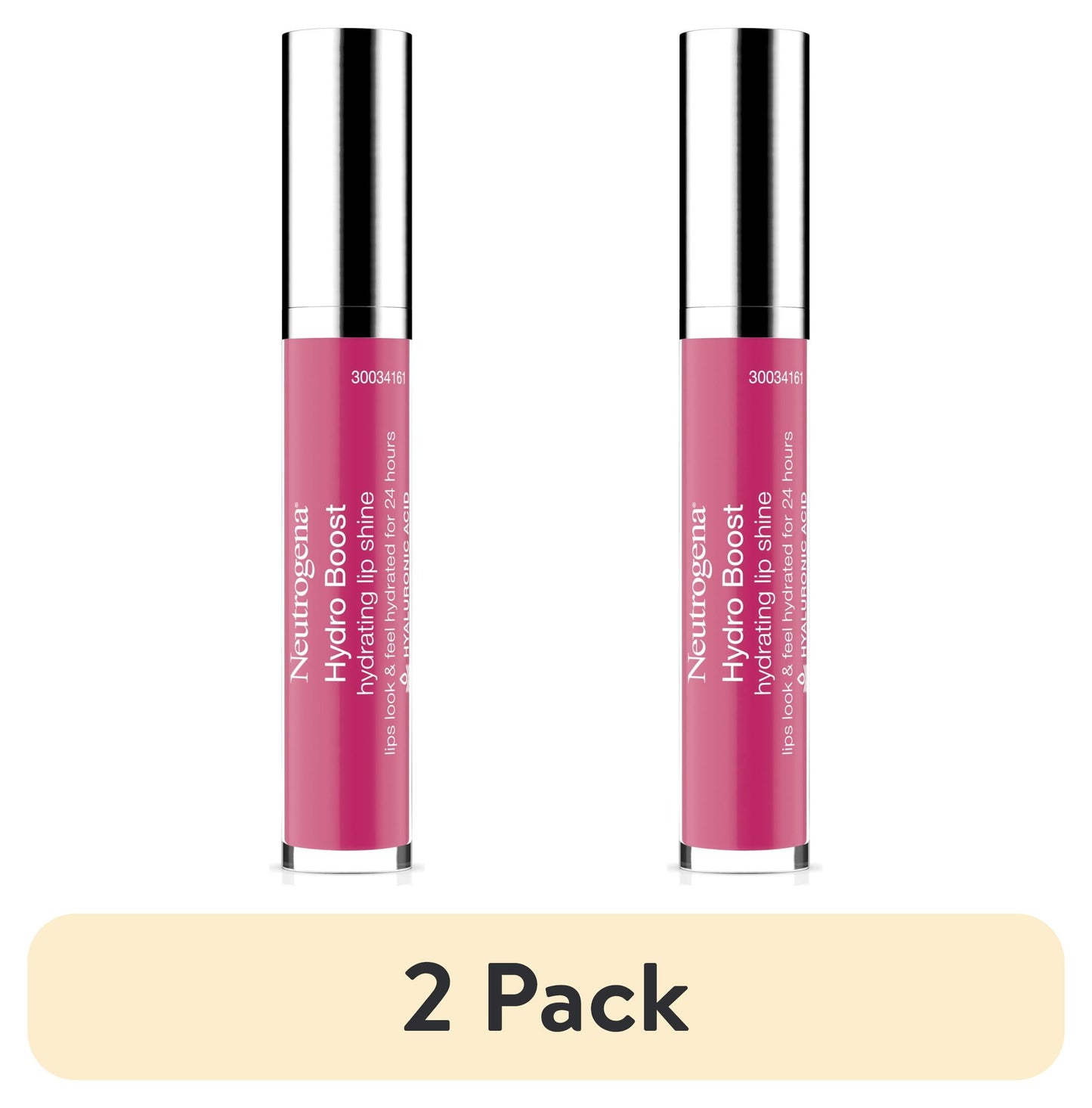 Neutrogena Hydro Boost Hydrating Lip Gloss, Vibrant Raspberry, 0.1 oz