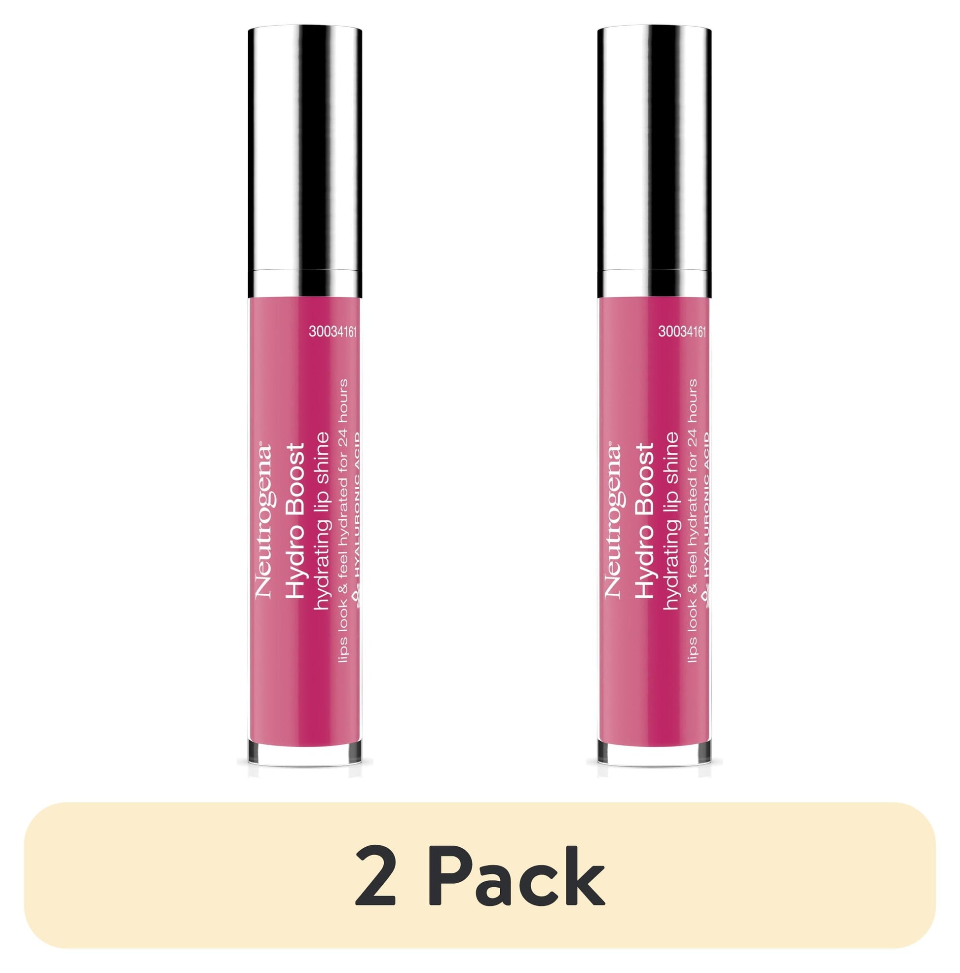 Neutrogena Hydro Boost Hydrating Lip Gloss, Vibrant Raspberry, 0.1 oz