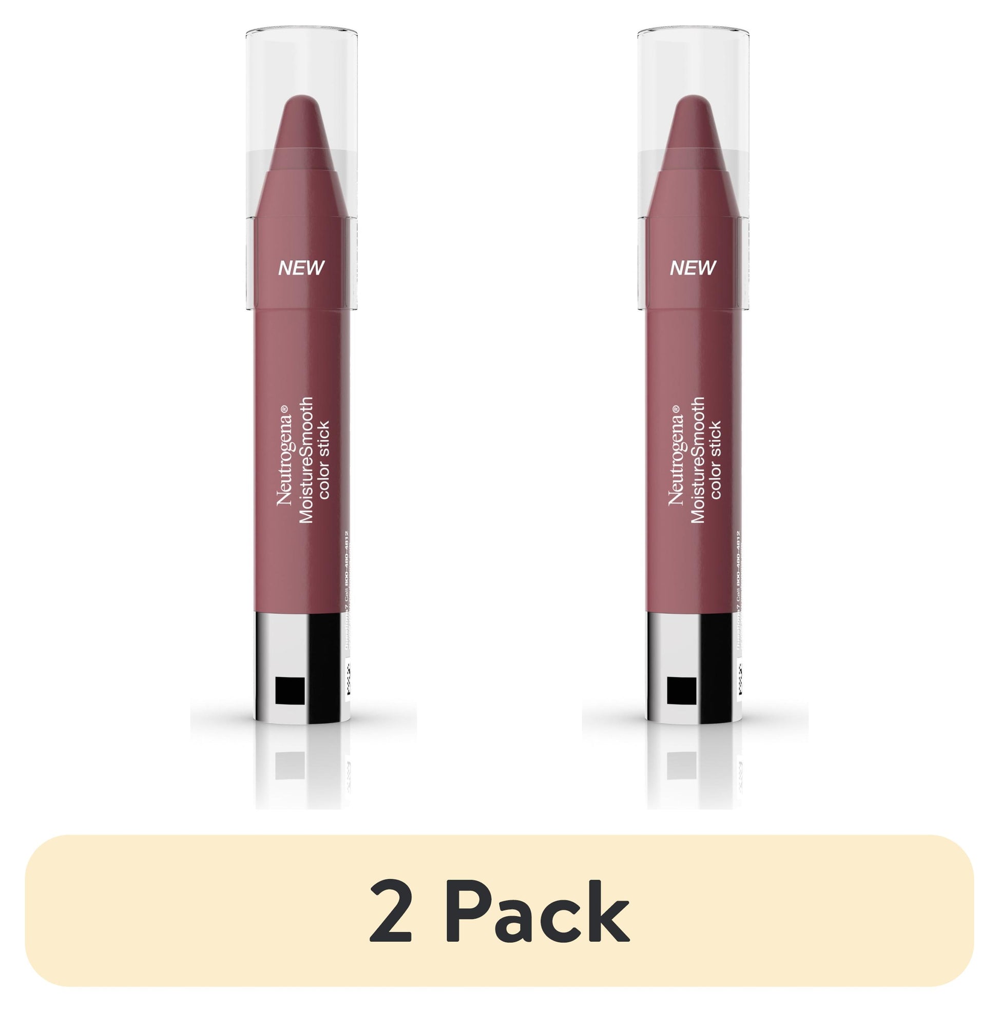 Neutrogena MoistureSmooth Color Stick Lipstick, Wine Berry, .011 oz