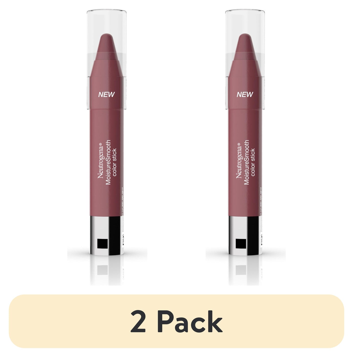 Neutrogena MoistureSmooth Color Stick Lipstick, Berry Brown, .011 oz