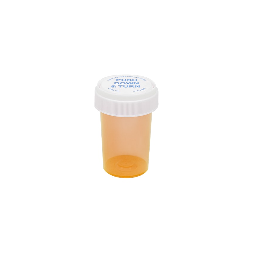 COLORSAFE RC VIALS - AMBER 60 DRAM W/CAP