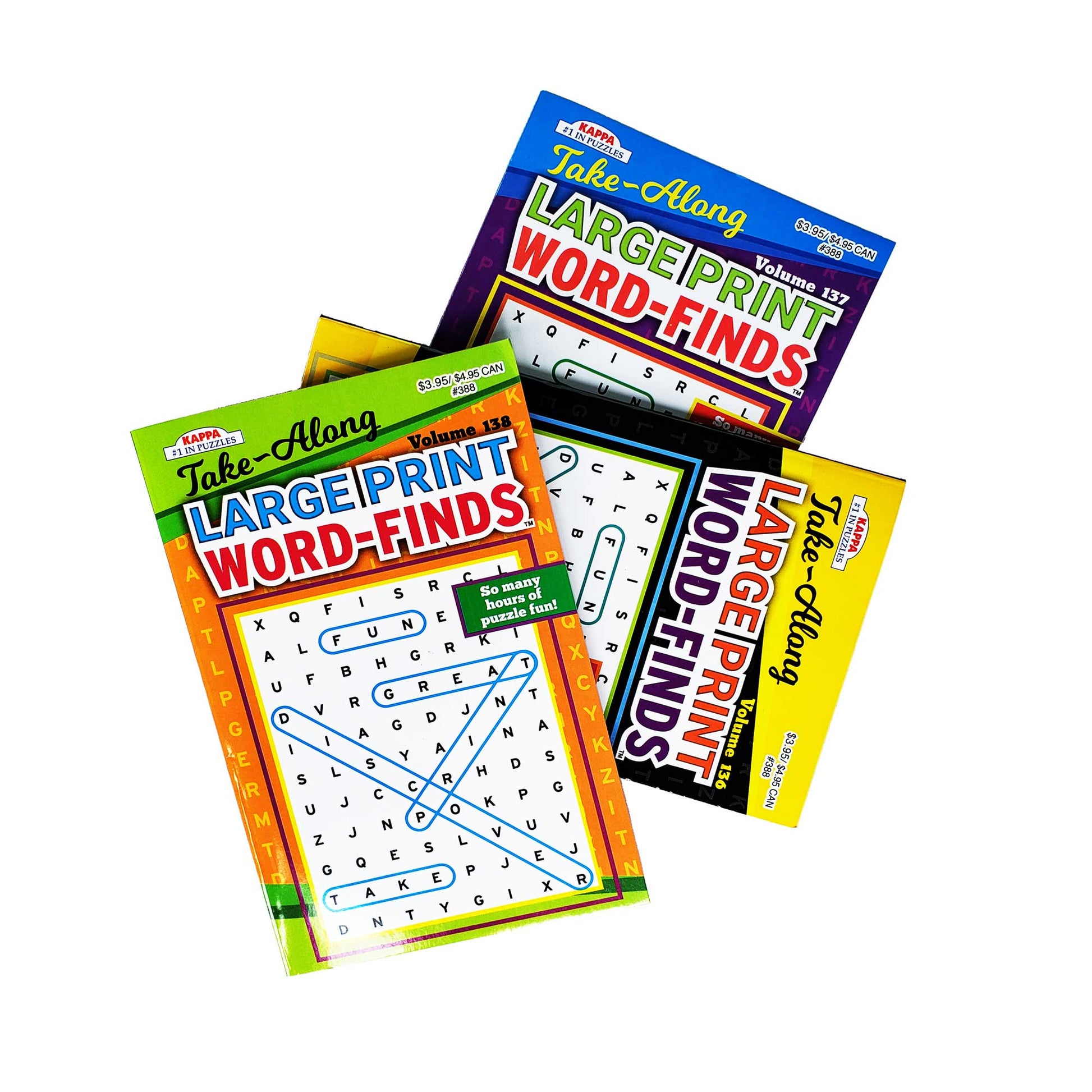 Kappa Take-Along Large Print Word-Finds Puzzles Volume 69