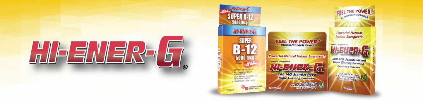HI-ENER-G 10 CP 200MG 30 COMG