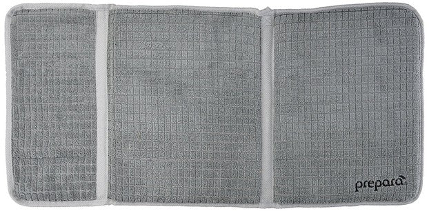 MUkitchen Microfiber Dish Drying Mat - Gray