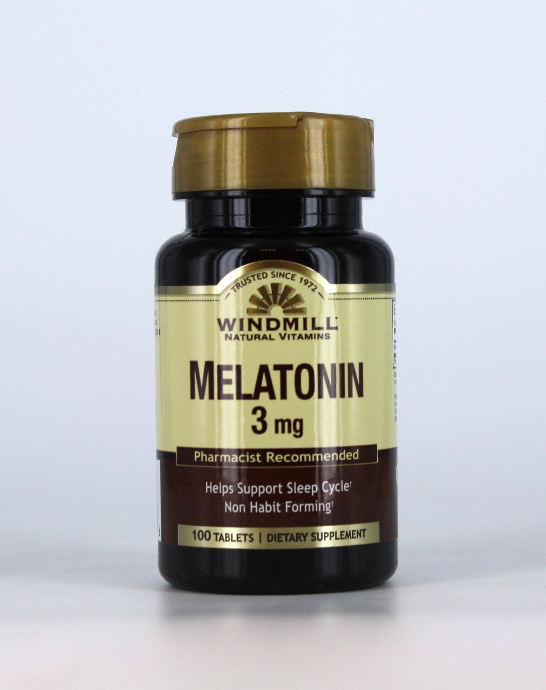 MELATONIN 3MG TABLET 100CT WINDML