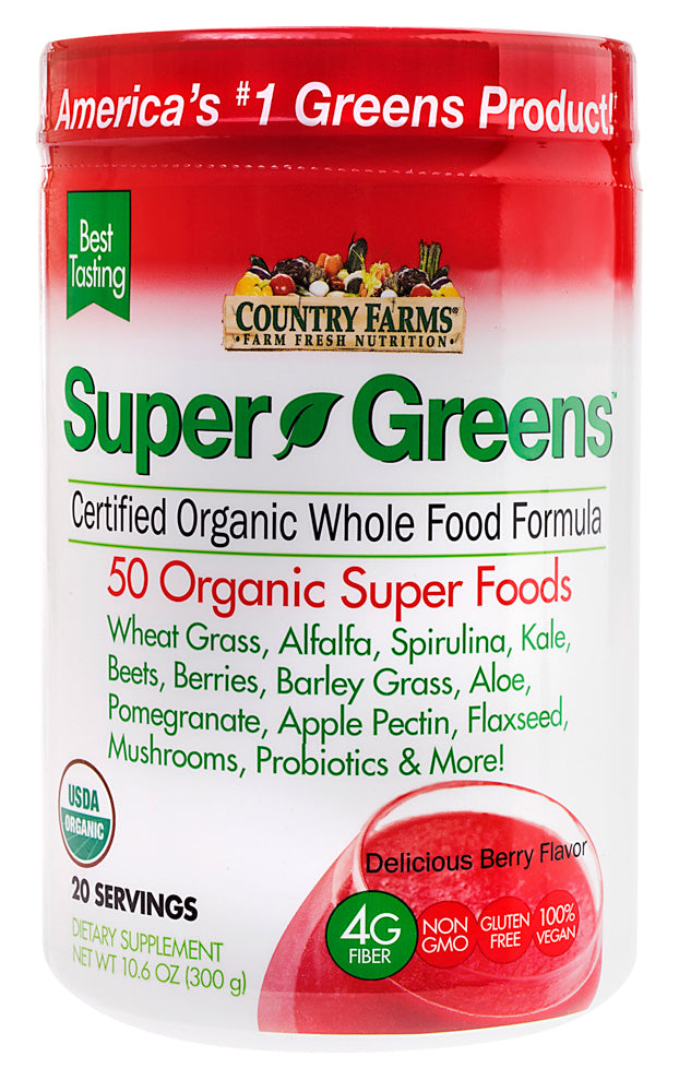 COUNTRY FARMS SUPER GRNS PWDR,OG3,UNFLV