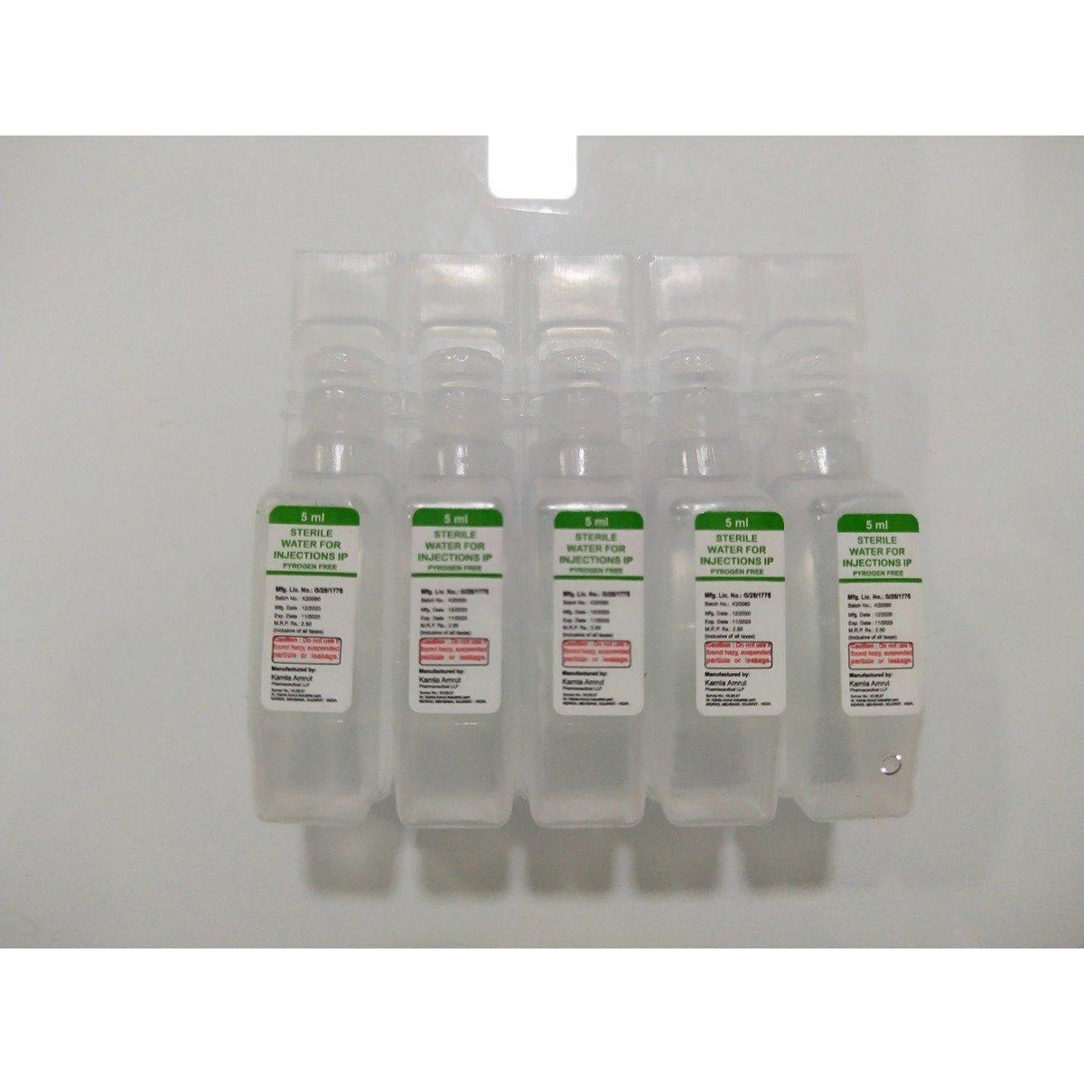 WATER SD 25X50ML STR INJ