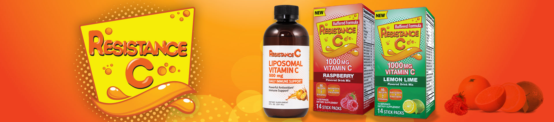 RESISTANCE C VIT C 1000MG TANG PWD 14CT