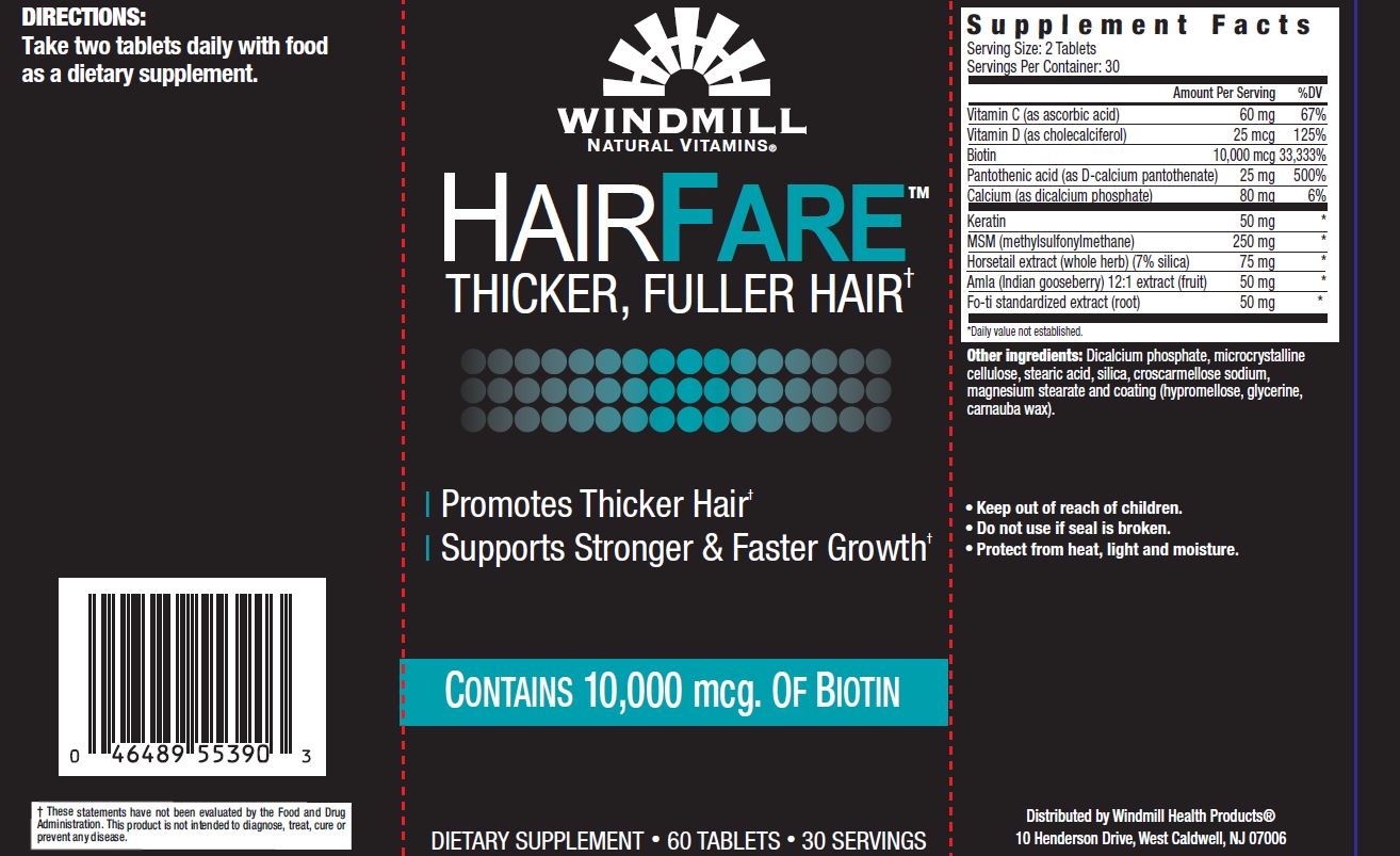 MULTIVIT HAIR FARE CAPSULE 60CT WINDML
