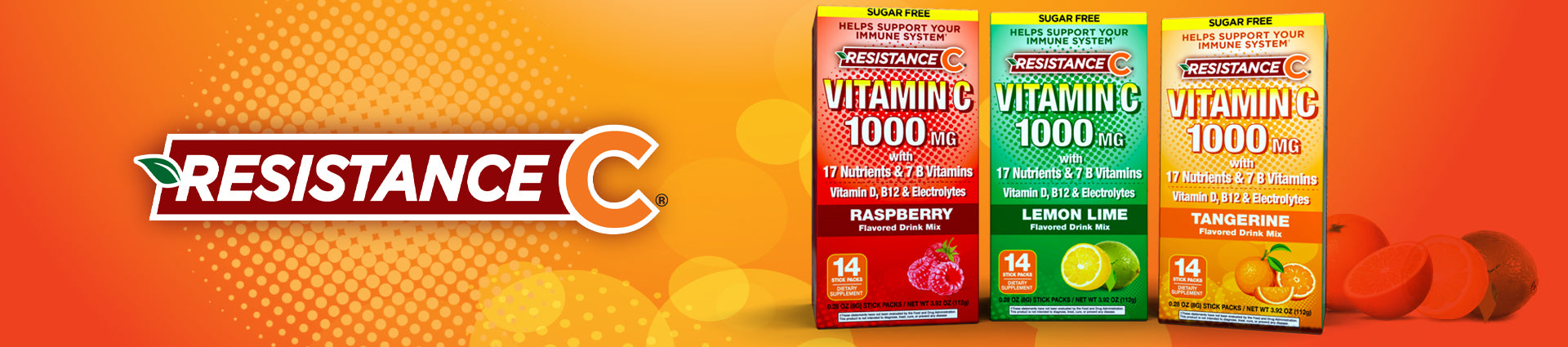RESISTANCE C VIT C 1000MG TANG PWD 14CT