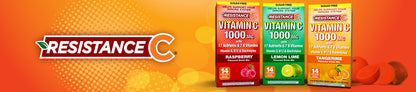 RESISTANCE C VIT C 1000MG TANG PWD 14CT