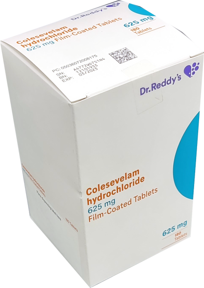 COLESEVELAM HCL TB 625MG 180