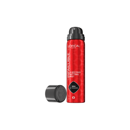 L'ORÉAL PARIS Infallible 3-Second Setting Mist Up to 36 Hour Wear Setting Spray, 3.9 oz