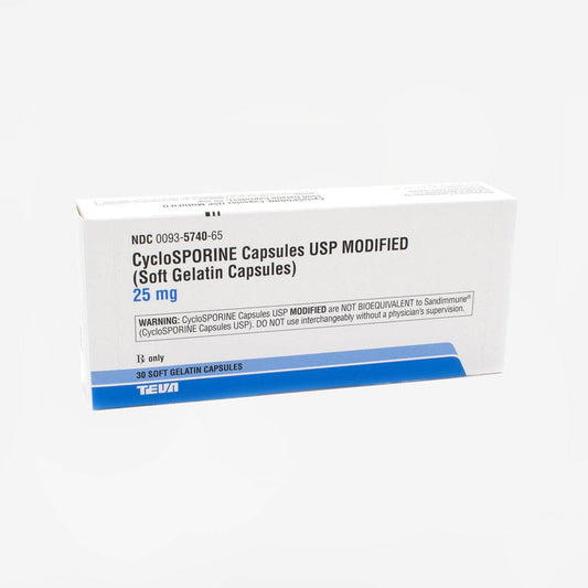 CYCLOSPORINE CP 25MG 5X6UD