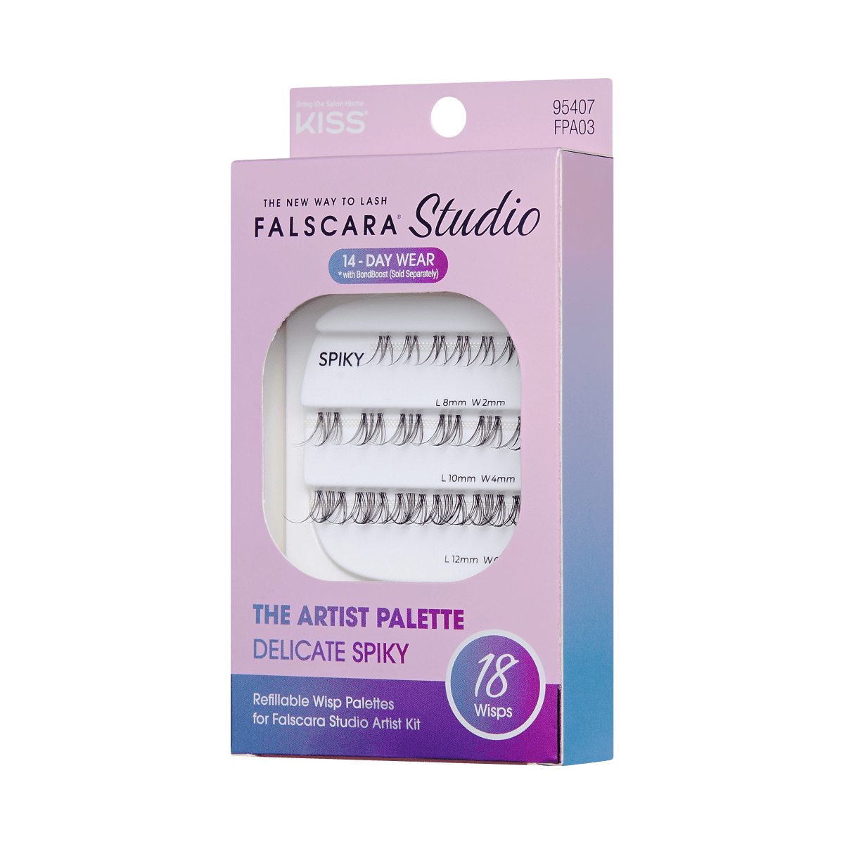 KISS FALSCARA Studio Lash Palette - Delicate Fluffy