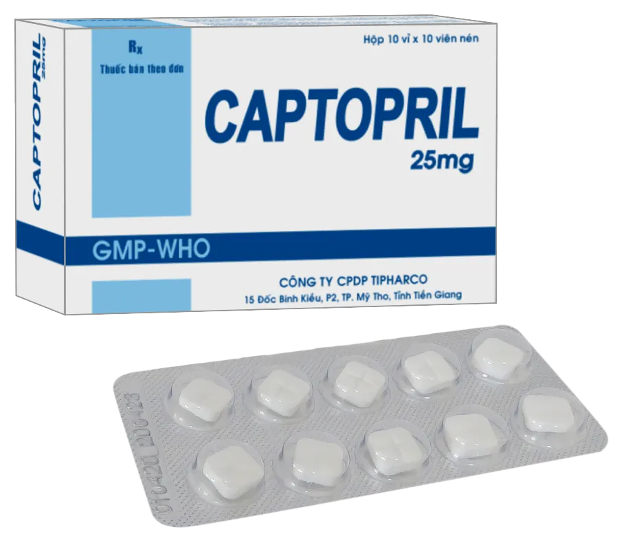 CAPTOPRIL TB 25MG 100
