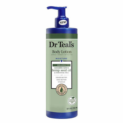 Dr Teals Body Wash Cannabis Sativa Hemp Seed Oil 24oz