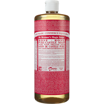 Dr. Bronners Rose 16oz Castile Soap