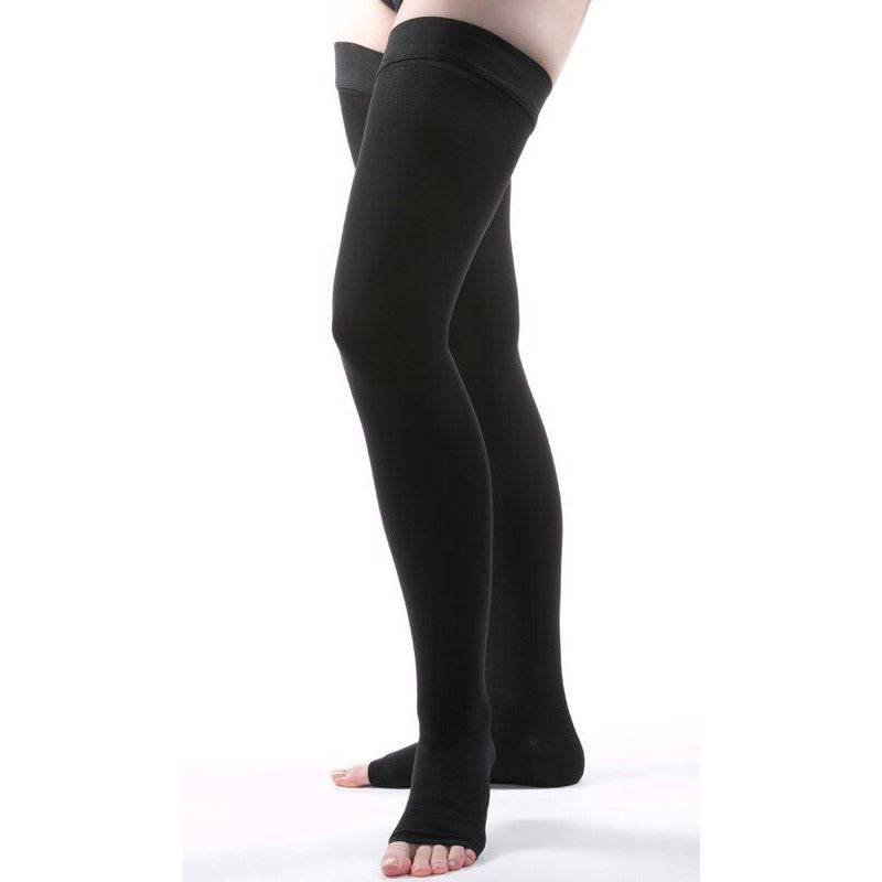 GNP STOCKING THIGH LACE 15-20MMHG BGE LG