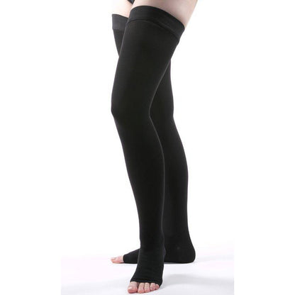 GNP STOCKING THIGH LACE 15-20MMHG BGE LG