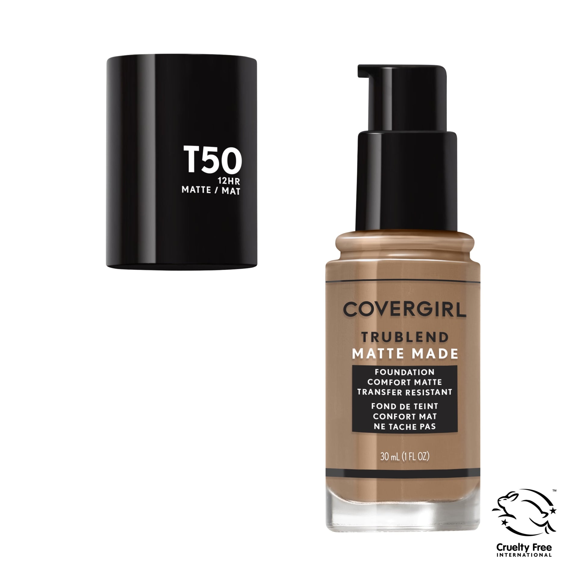 COVERGIRL TruBlend Matte Made Liquid Foundation - T50 Natural Tan