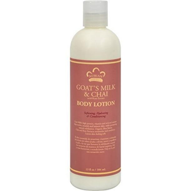 NUBIAN HERITAGE LOTION,GOATS MILK & CHAI