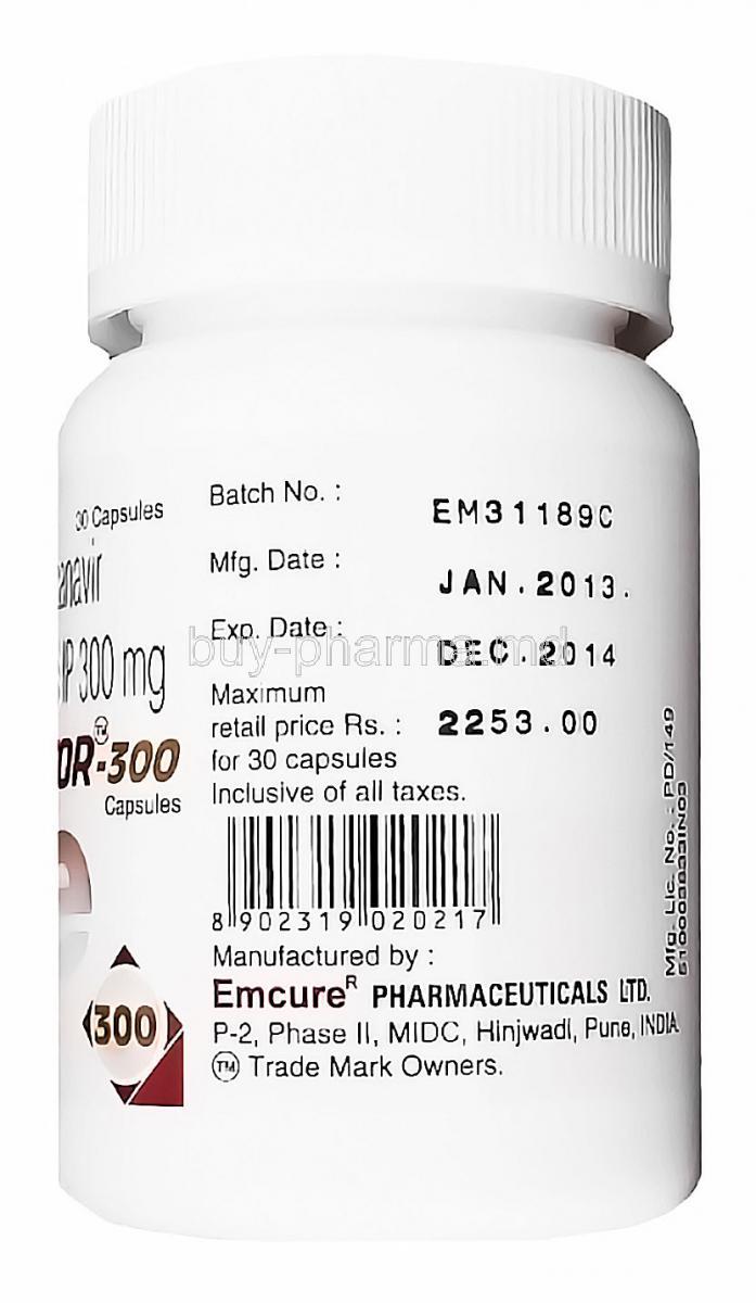 ATAZANAVIR CP 300MG 30