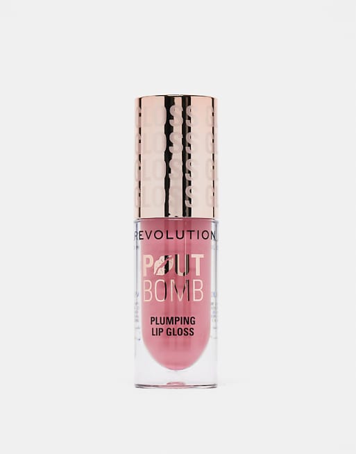 REVOLUTION Pout Bomb Plumping Gloss - Kiss Baby Pink