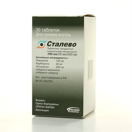 STALEVO TB 25-100-200MG 100
