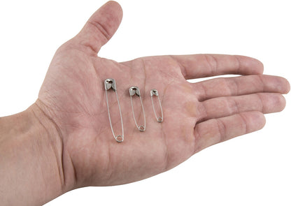 SINGER Assorted Safety Pins, 50 Count, Sizes 1, 1-1/16" - 2, 1-1/2" - 3, 2"