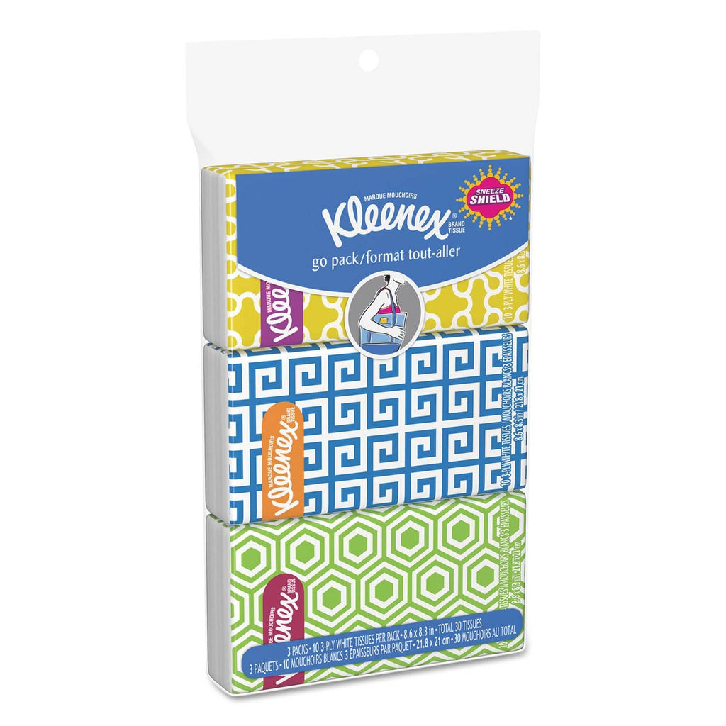 KLEENEX GO PACK 3X80