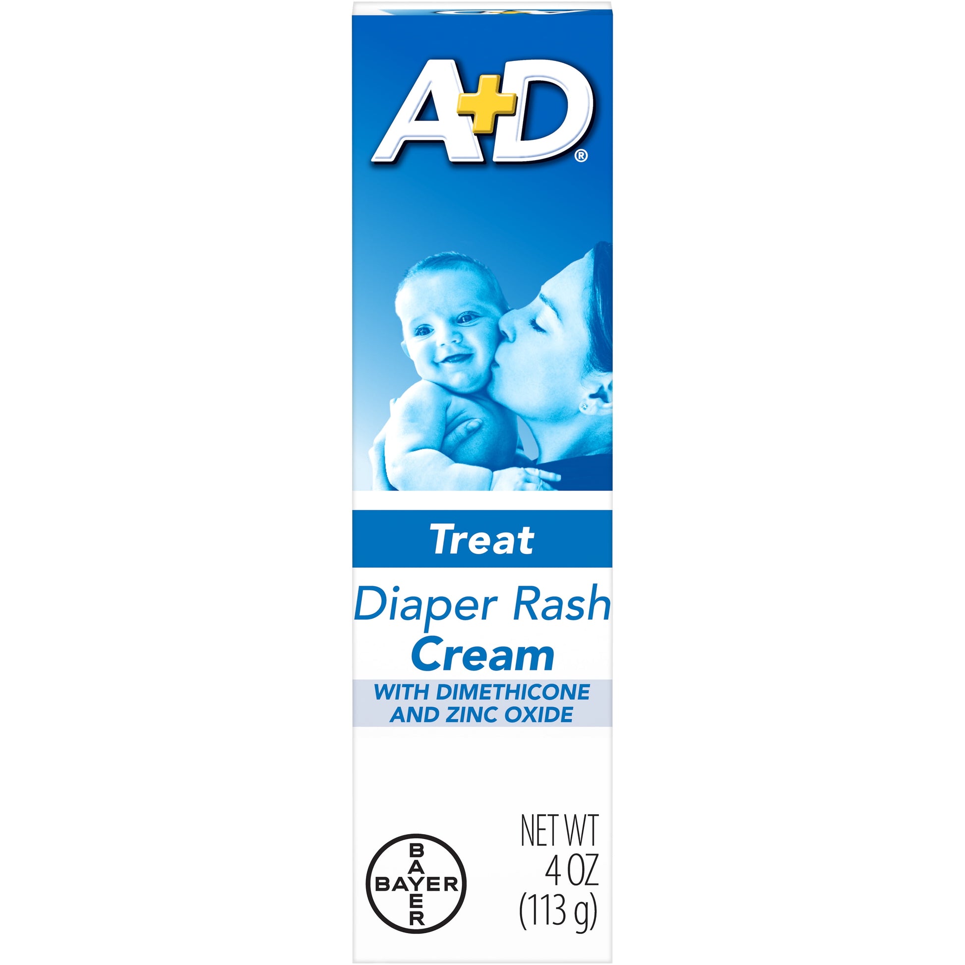 A+D MEDICATED ZINC OXIDE CREAM 4OZ