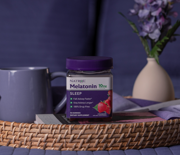 NATROL MELATONIN,10MG,CITRUS,F/D