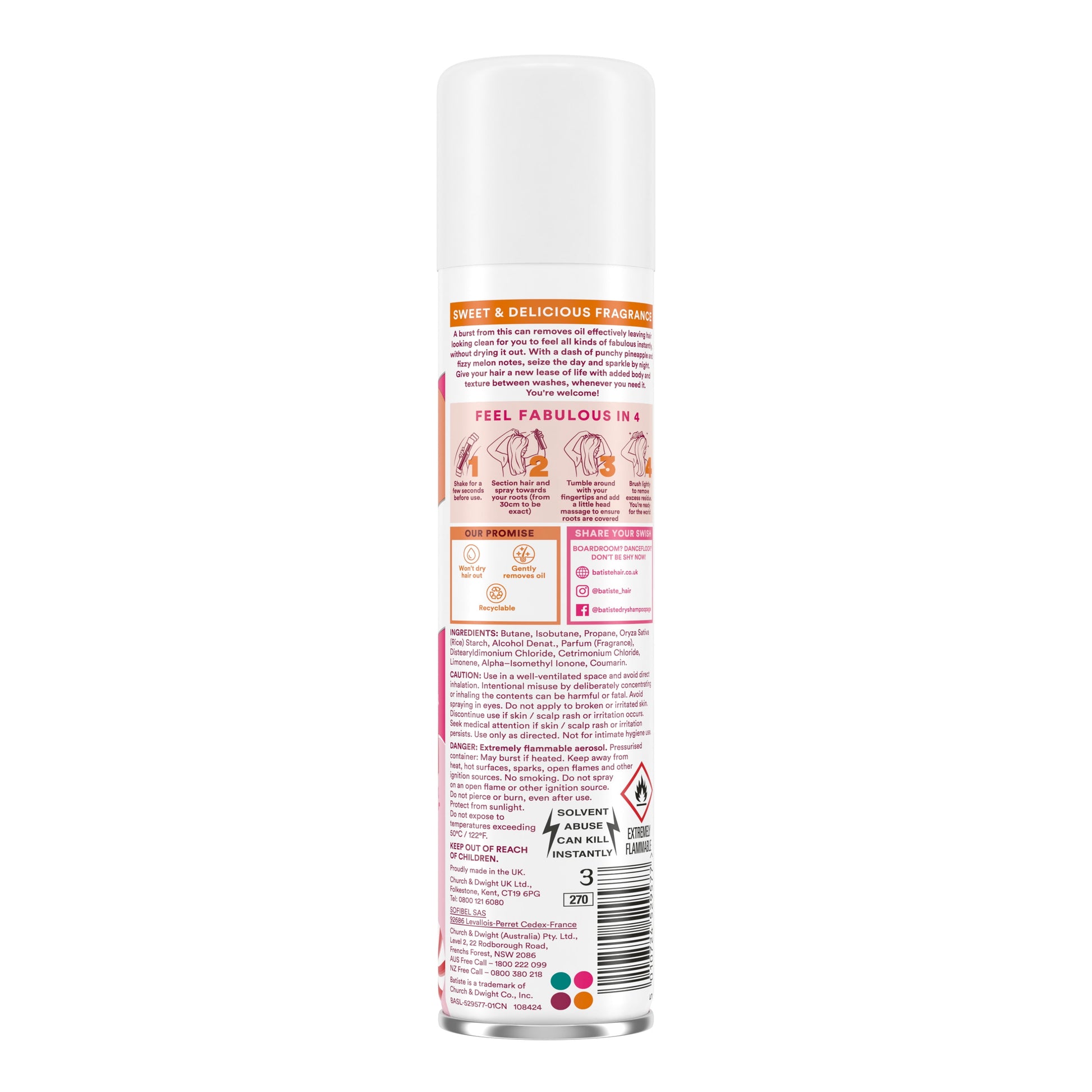 BATISTE AR 4.23OZ SWEETIE D/SH