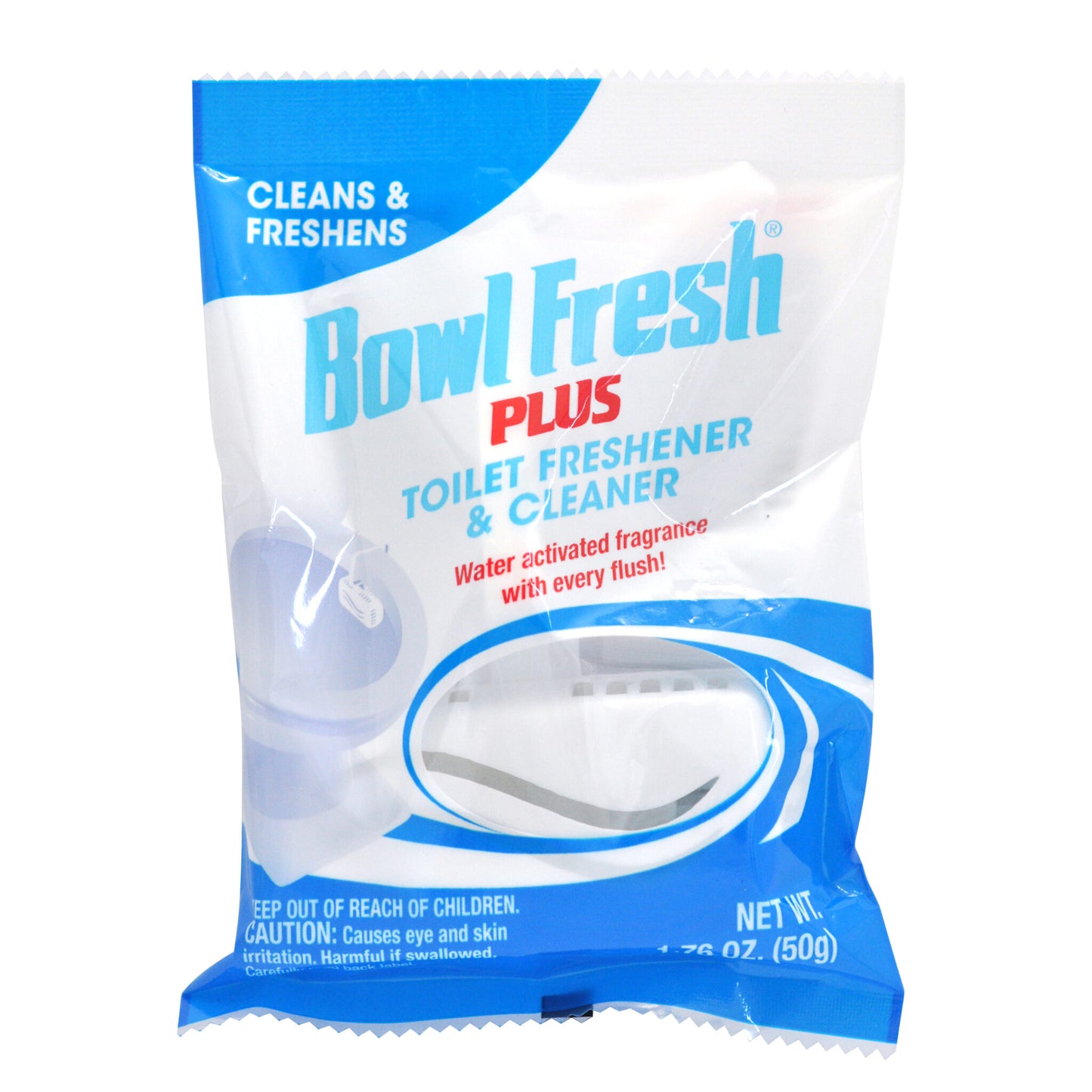 Bowl Fresh Blue plus Bleach Automatic Toilet Bowl Cleaner Tablets, 2 count