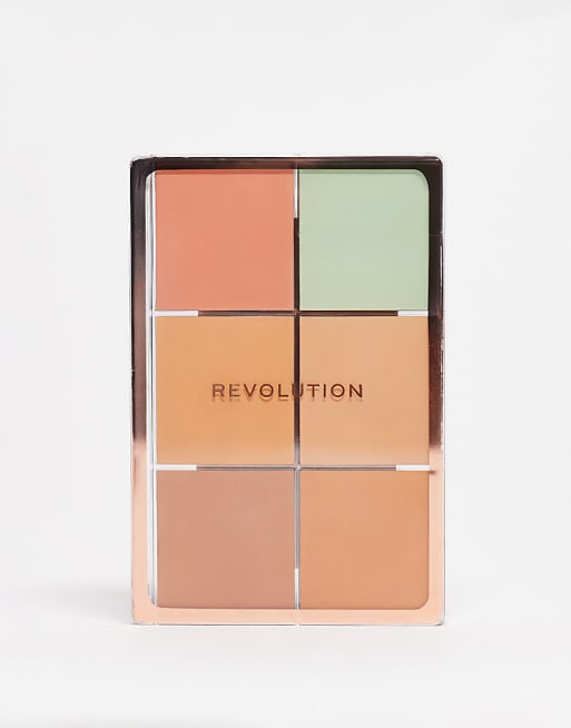 REVOLUTION Everything Base Face Icon Complexion Palette - Medium, 2.04 oz