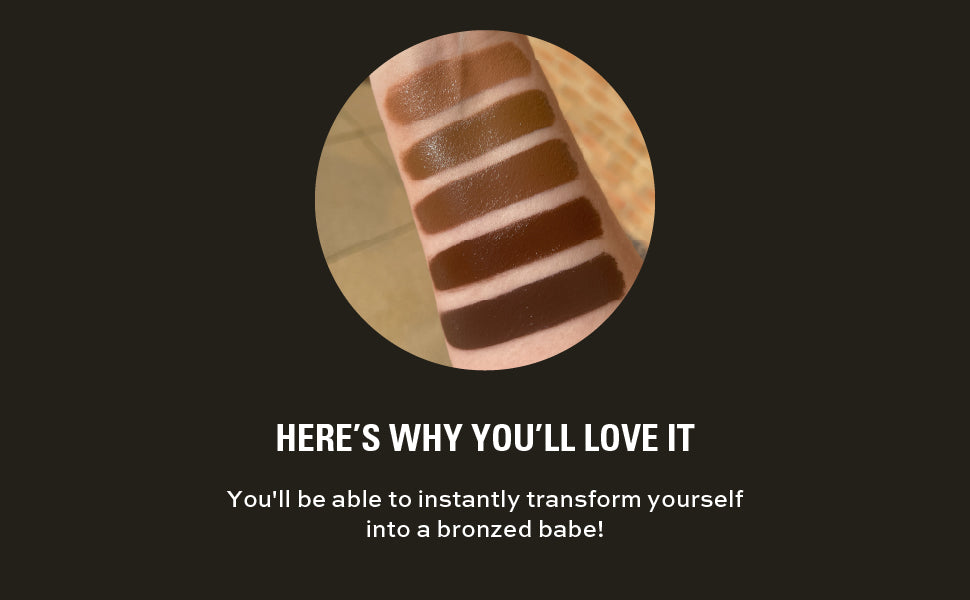 REVOLUTION Ultra Cream Bronzer - Dark, 0.24 oz