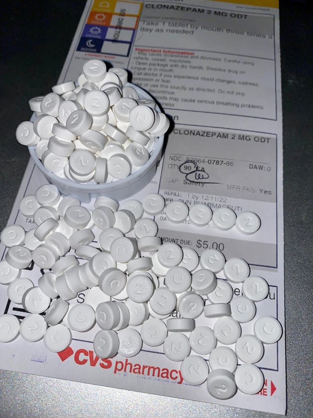 CLONAZEPAM TD 2MG 10X6UD ODT   C4