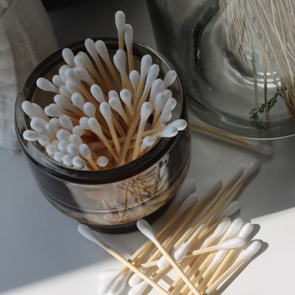 THE HUMBLE CO. COTTON SWAB,BAMBOO,WHITE