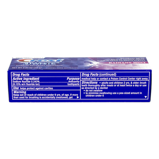 CREST 3D WHITE RADIANT MINT T/P 2.7OZ