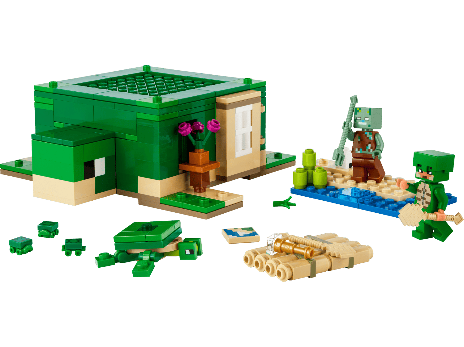 MINECRAFT TURTLE BEACH 234PC DSHP
