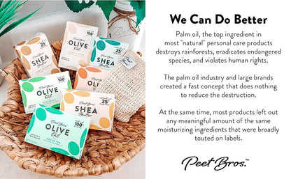 PEET BROS BR SOAP,AFRN BLK,SHEA BTR