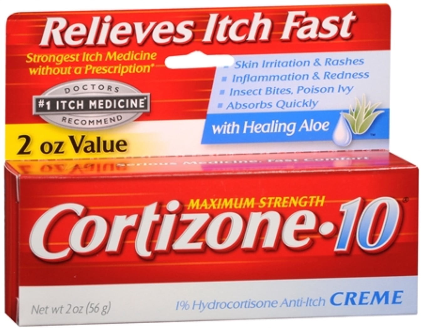 CORTIZONE-10 OVERNIGHT ITCH CREME 1OZ